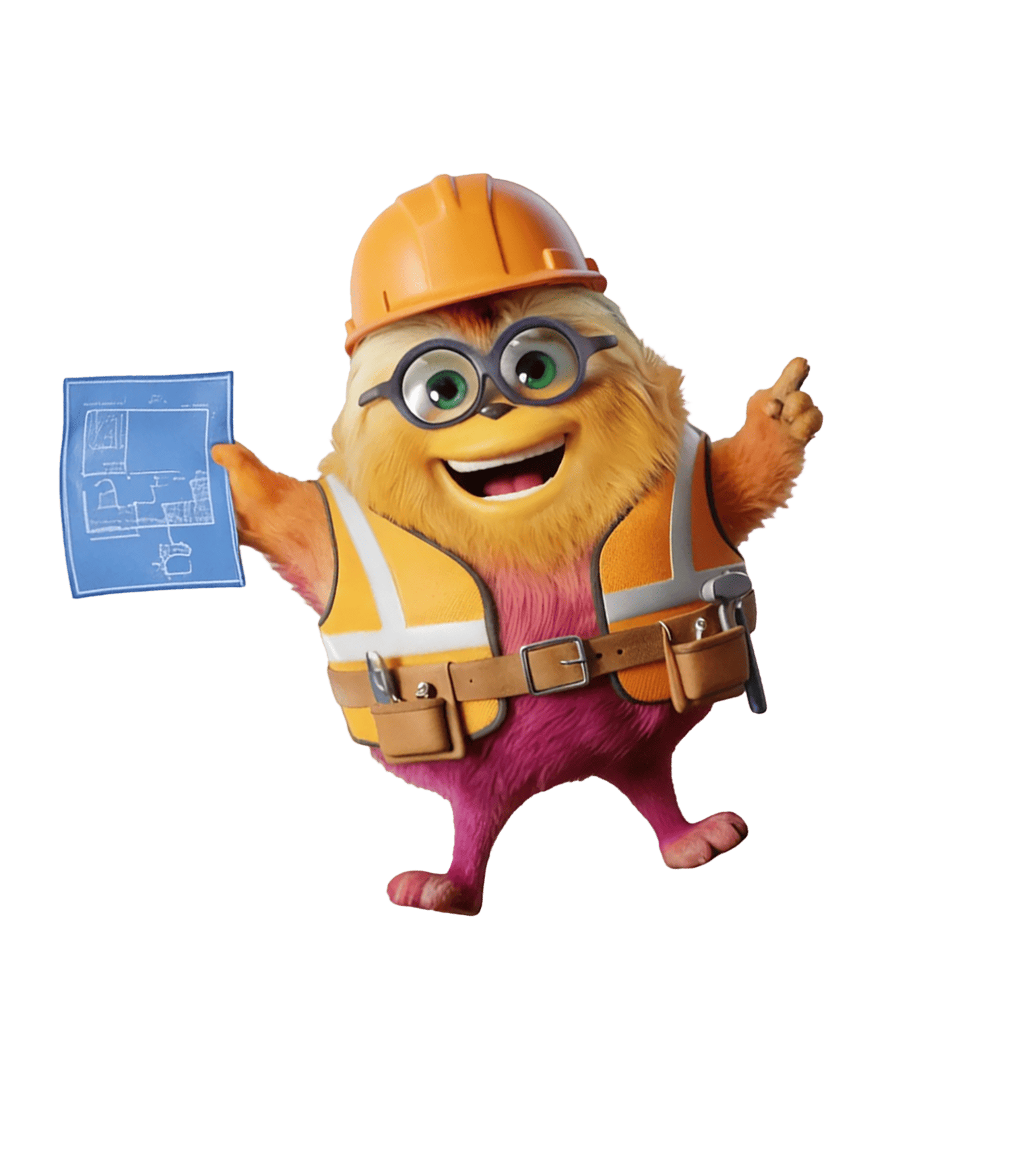 Personagens da promoção Apê Grátis: A Missão